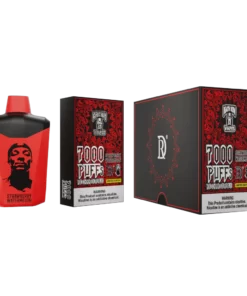 STRAWBERRY WATERMELON DEATH ROW VAPES SPECIAL EDITION 7000 PUFFS DISPOSABLE BY SNOOP DOGG